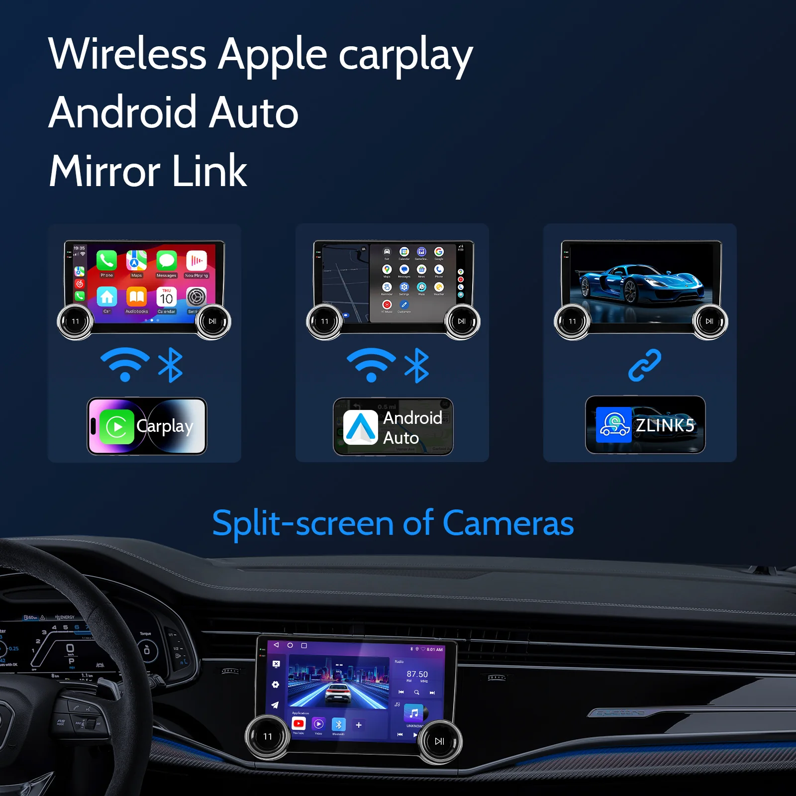 Huadio CVD1529-AJ 10" Double Din Car Stereo - Image 6