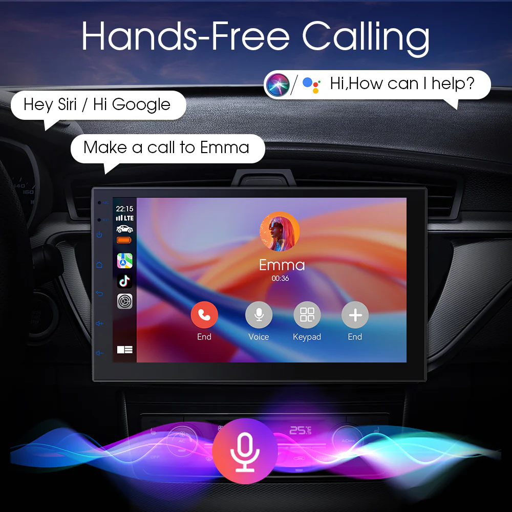 Huadio CVD7621-AJ 7" Double Din Car Stereo - Image 7