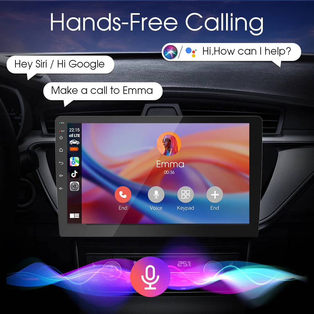 Huadio CVD9661-AJ 9" Double Din Honda Civic Car Stereo - Image 13